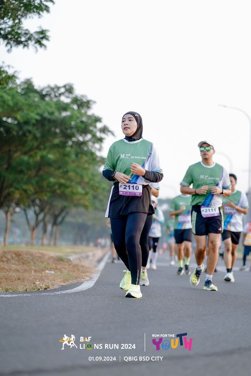 Race photo from BAF LIONS RUN 2024