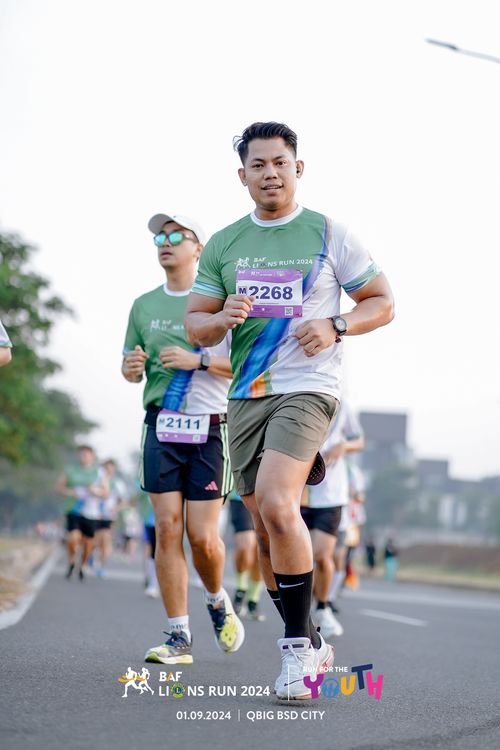 Race photo from BAF LIONS RUN 2024