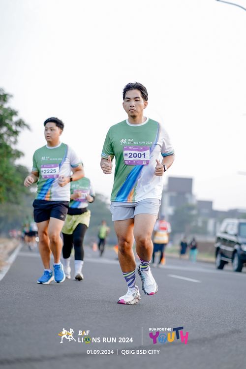 Race photo from BAF LIONS RUN 2024
