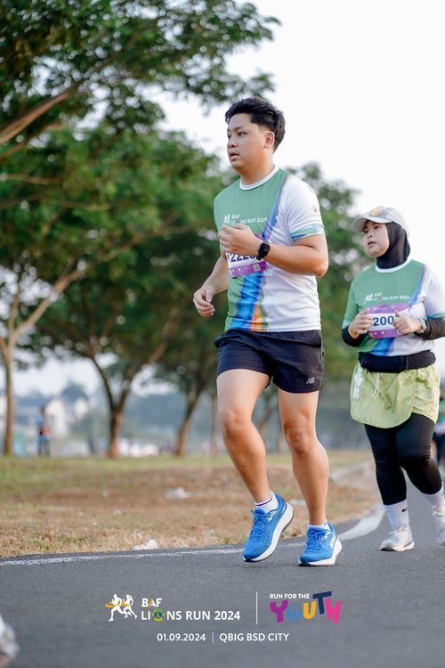 Race photo from BAF LIONS RUN 2024
