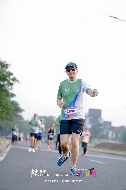 Race photo from BAF LIONS RUN 2024