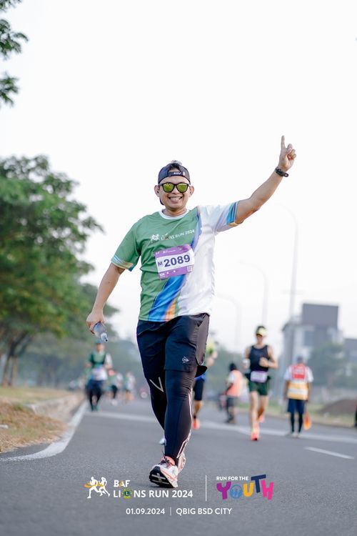 Race photo from BAF LIONS RUN 2024