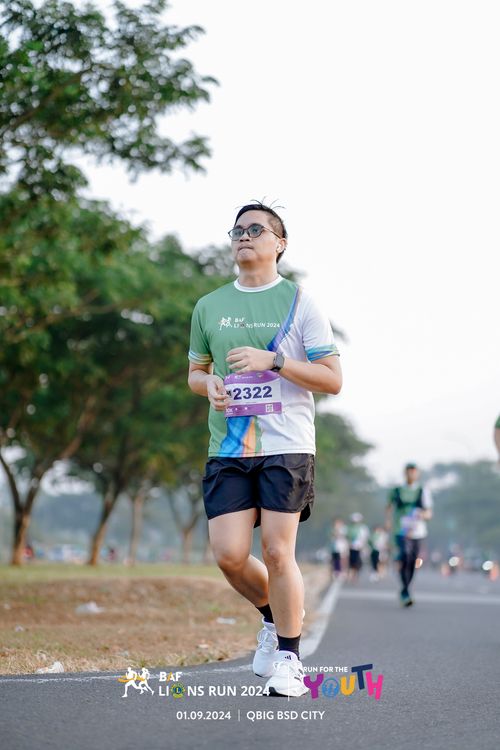 Race photo from BAF LIONS RUN 2024