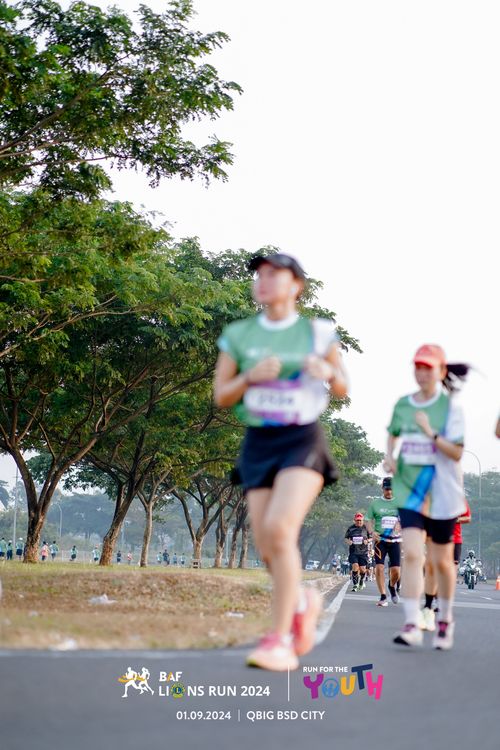 Race photo from BAF LIONS RUN 2024
