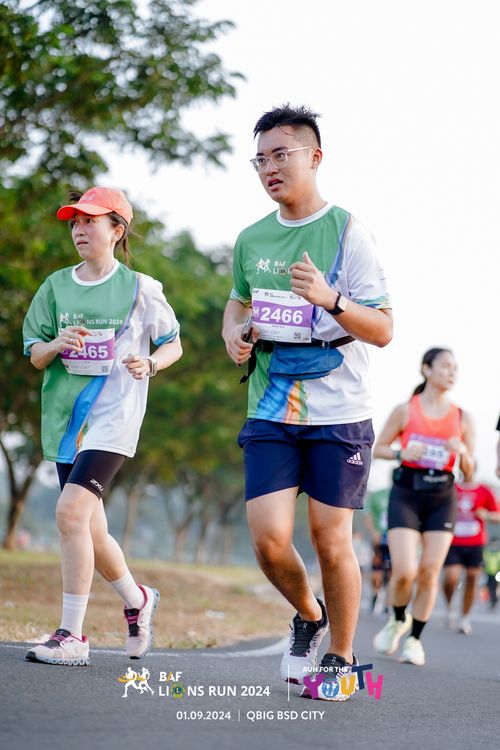 Race photo from BAF LIONS RUN 2024