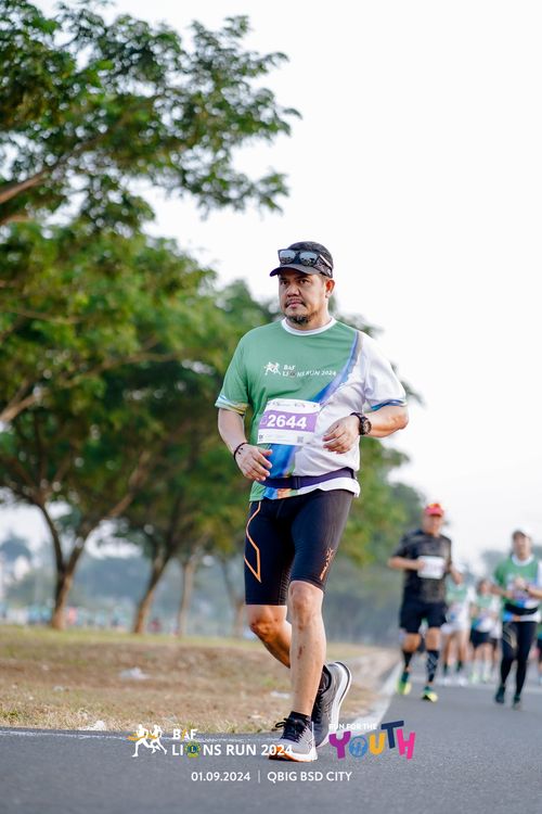 Race photo from BAF LIONS RUN 2024