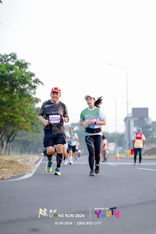 Race photo from BAF LIONS RUN 2024
