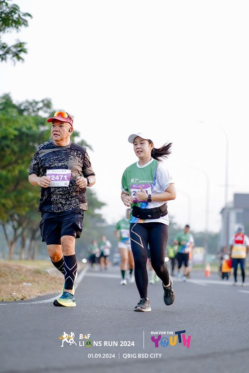 Race photo from BAF LIONS RUN 2024