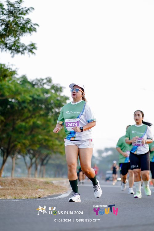 Race photo from BAF LIONS RUN 2024