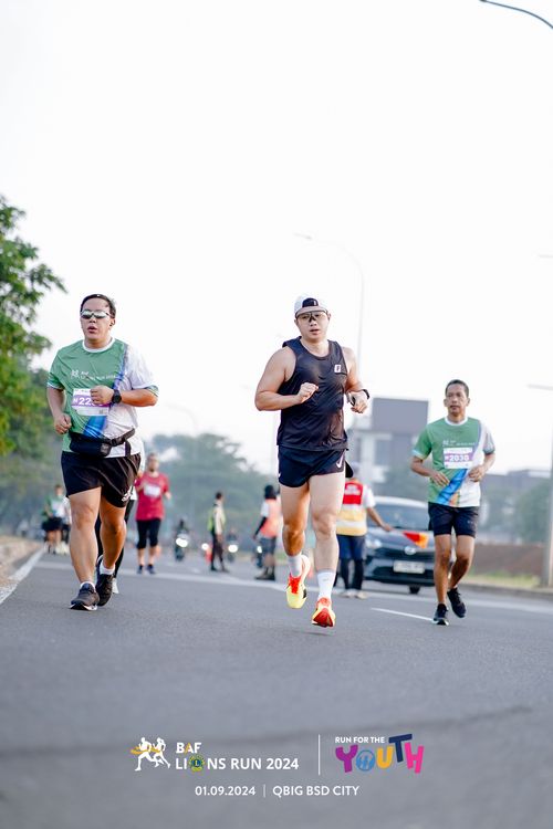 Race photo from BAF LIONS RUN 2024