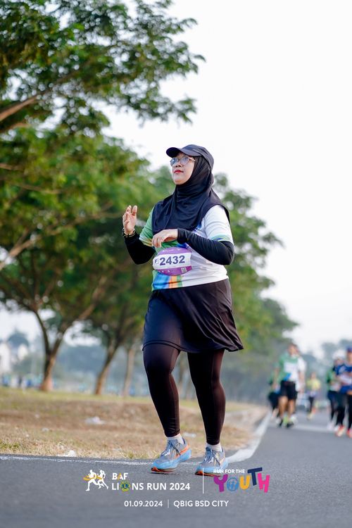 Race photo from BAF LIONS RUN 2024