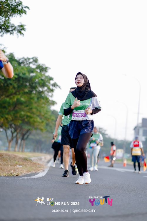 Race photo from BAF LIONS RUN 2024