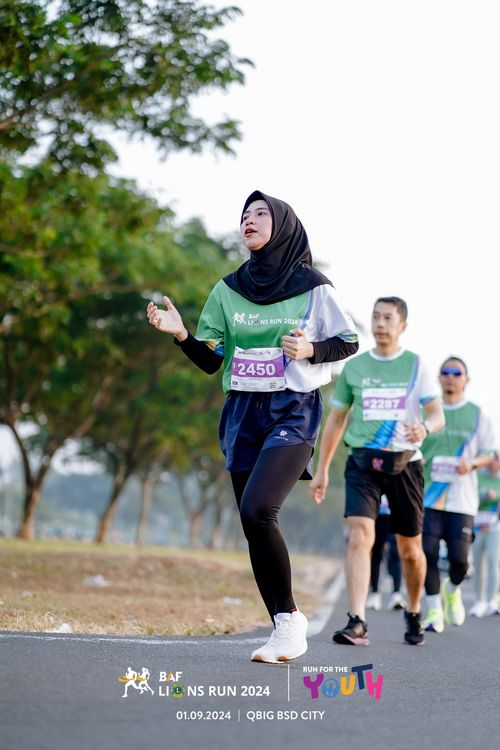 Race photo from BAF LIONS RUN 2024
