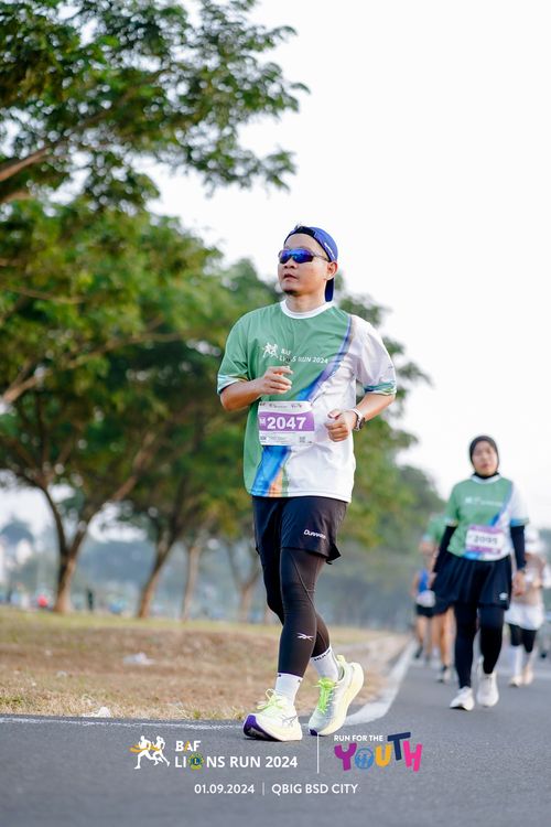 Race photo from BAF LIONS RUN 2024