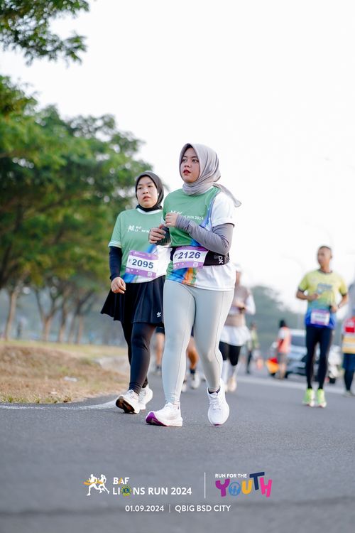 Race photo from BAF LIONS RUN 2024