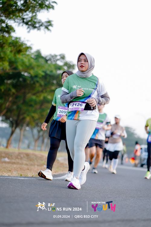 Race photo from BAF LIONS RUN 2024