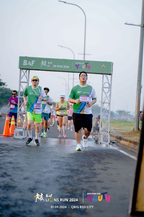 Race photo from BAF LIONS RUN 2024