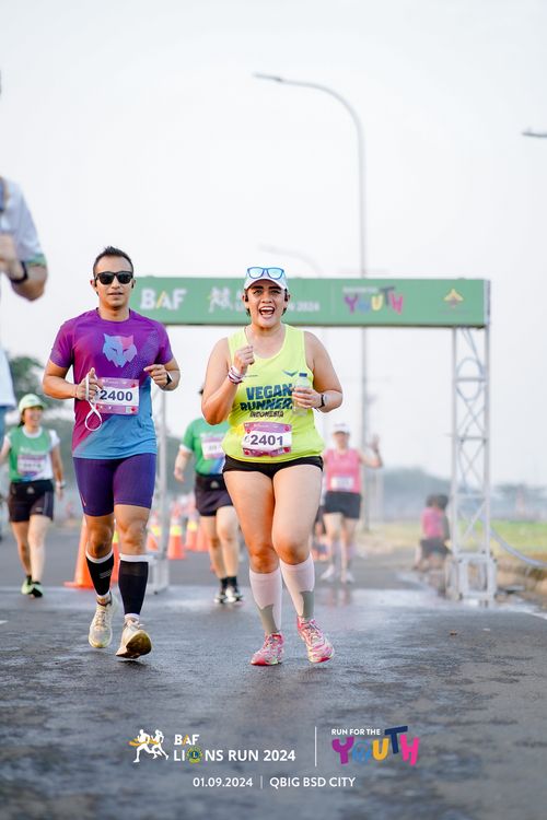 Race photo from BAF LIONS RUN 2024