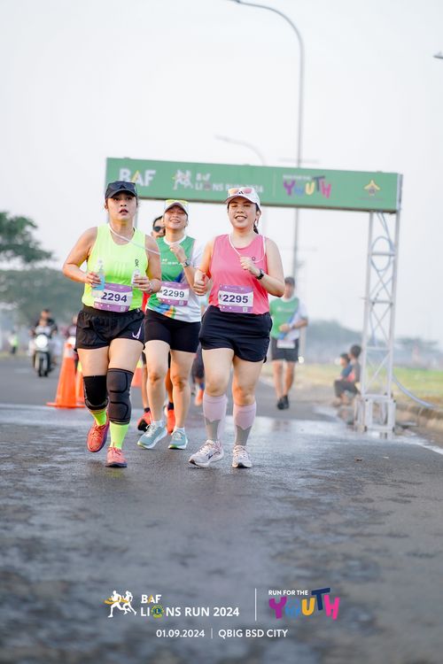 Race photo from BAF LIONS RUN 2024