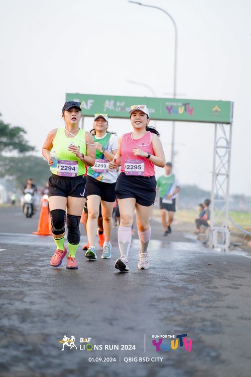 Race photo from BAF LIONS RUN 2024