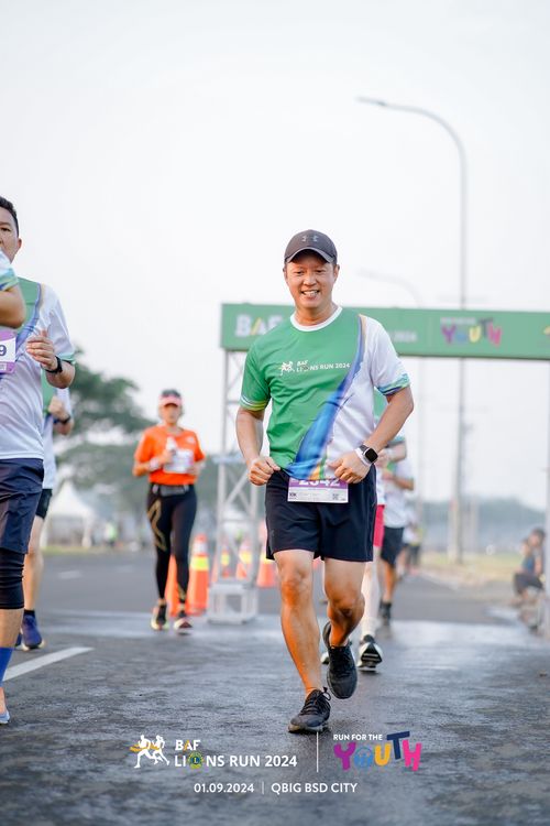 Race photo from BAF LIONS RUN 2024