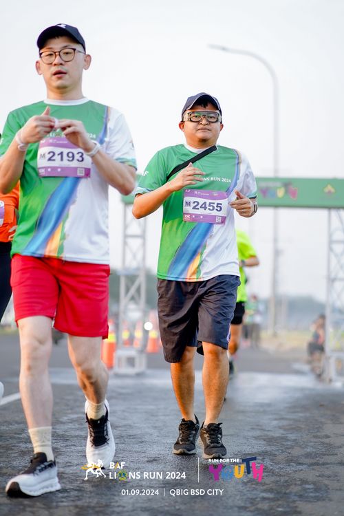 Race photo from BAF LIONS RUN 2024