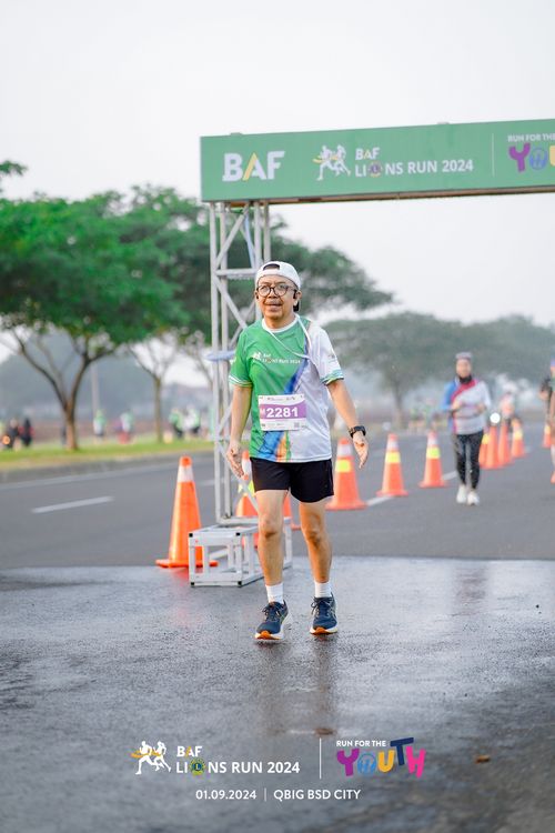 Race photo from BAF LIONS RUN 2024
