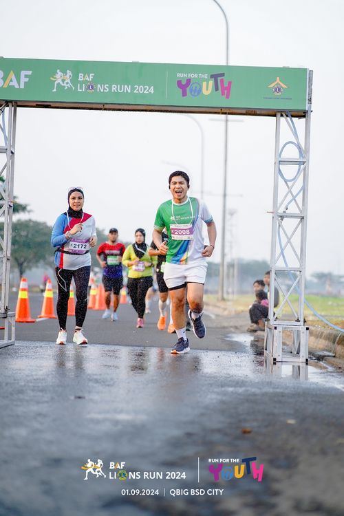 Race photo from BAF LIONS RUN 2024