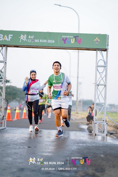 Race photo from BAF LIONS RUN 2024