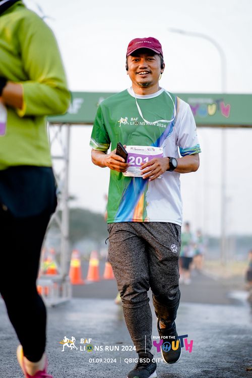 Race photo from BAF LIONS RUN 2024
