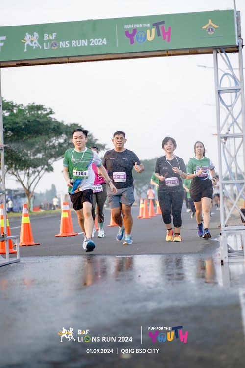 Race photo from BAF LIONS RUN 2024