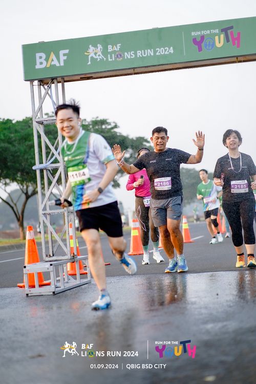 Race photo from BAF LIONS RUN 2024