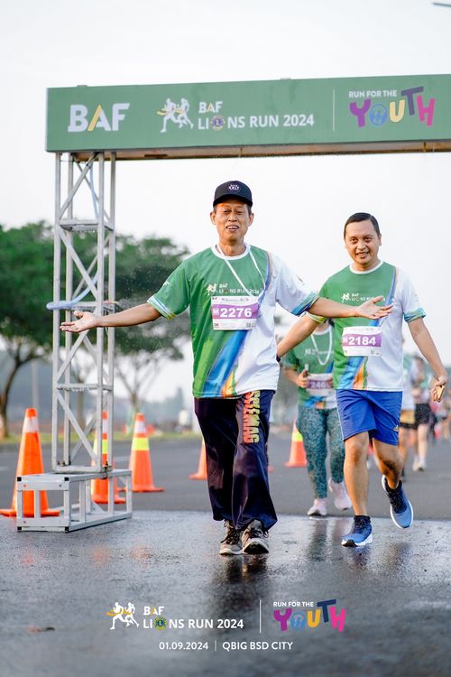 Race photo from BAF LIONS RUN 2024
