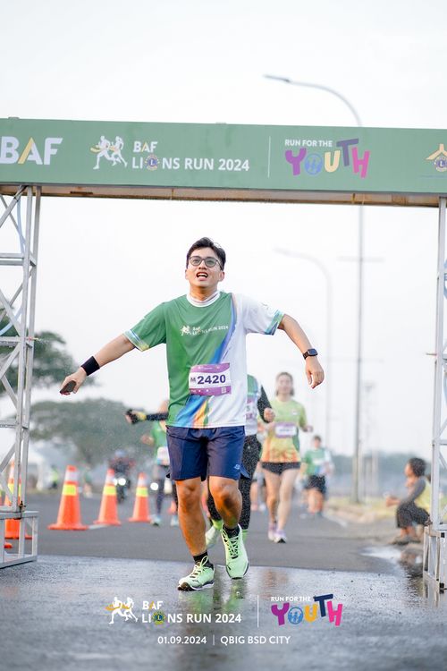 Race photo from BAF LIONS RUN 2024