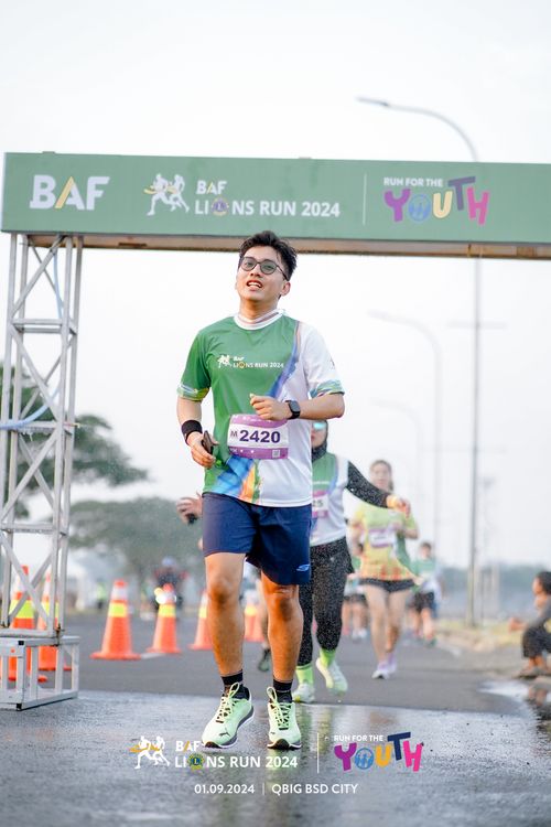 Race photo from BAF LIONS RUN 2024