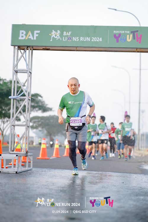 Race photo from BAF LIONS RUN 2024
