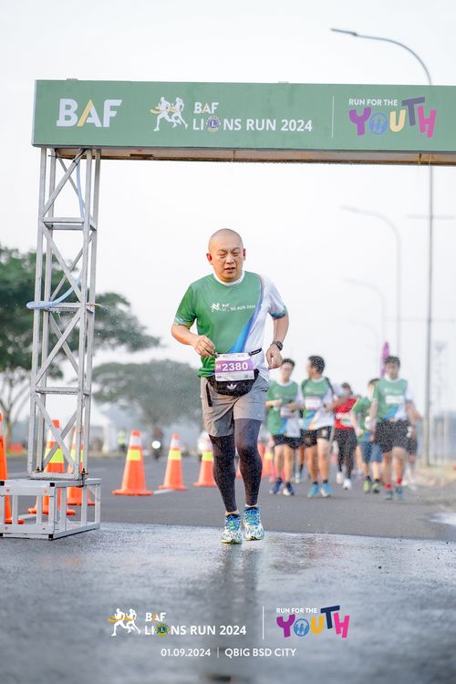 Race photo from BAF LIONS RUN 2024