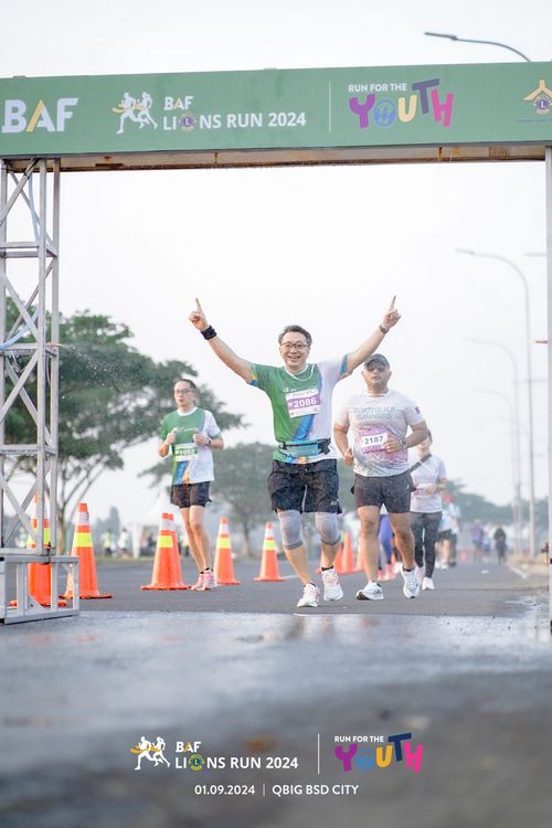 Race photo from BAF LIONS RUN 2024