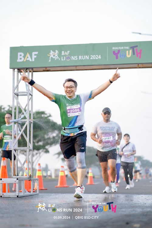 Race photo from BAF LIONS RUN 2024
