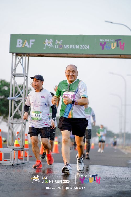 Race photo from BAF LIONS RUN 2024