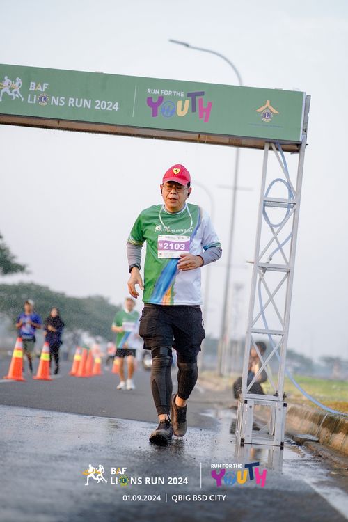 Race photo from BAF LIONS RUN 2024