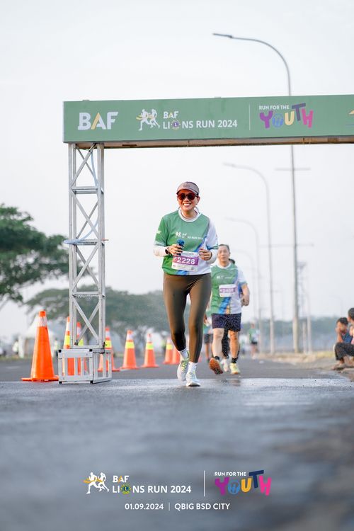 Race photo from BAF LIONS RUN 2024