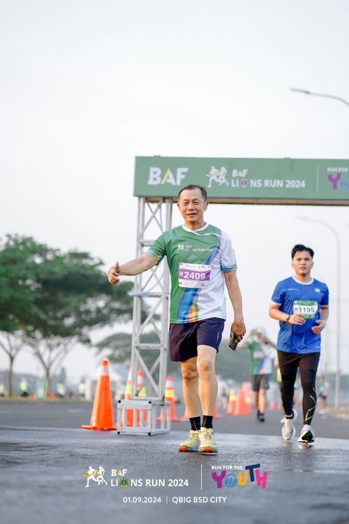 Race photo from BAF LIONS RUN 2024
