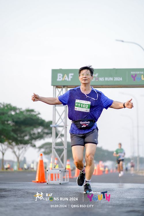 Race photo from BAF LIONS RUN 2024