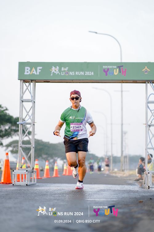 Race photo from BAF LIONS RUN 2024