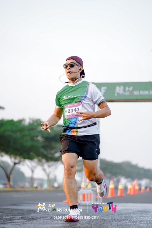 Race photo from BAF LIONS RUN 2024