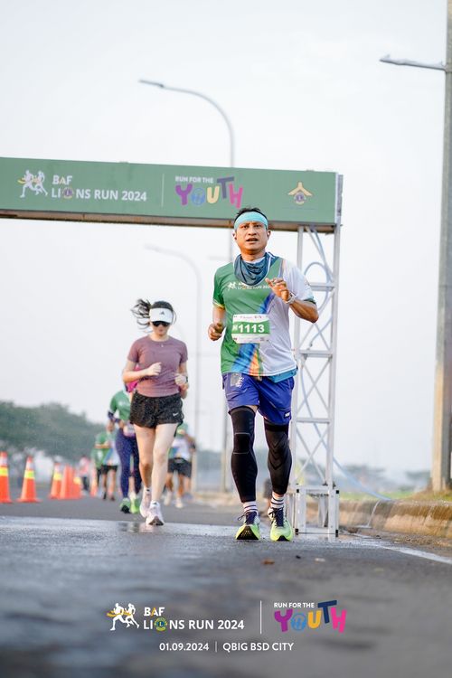 Race photo from BAF LIONS RUN 2024
