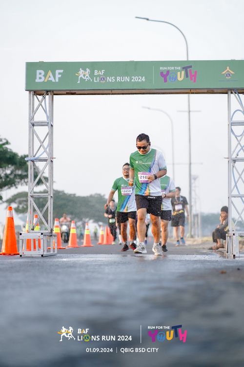 Race photo from BAF LIONS RUN 2024