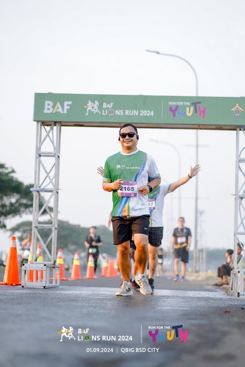 Race photo from BAF LIONS RUN 2024