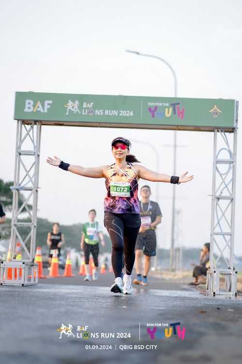 Race photo from BAF LIONS RUN 2024